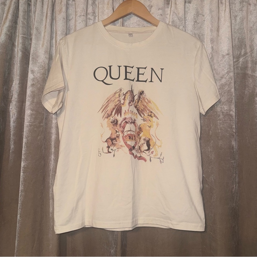 Queen Graphic Band T-Shirt - Classic Logo Print